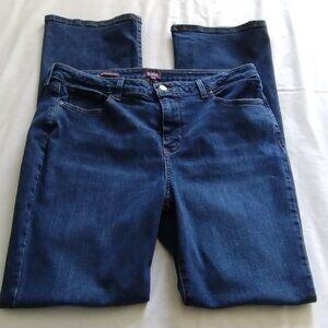 NOT YOUR DAUGHTER's JEANS Med-Dark Wash "BARBARA BOOTCUT" Jeans Sz 14